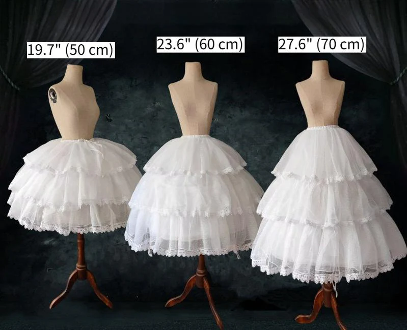 Adjustable Wedding Lolita Hoop Petticoat, 27.6" (70 CM) - Image 4
