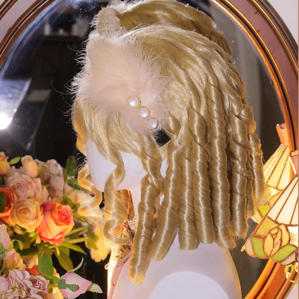 Mabuxi - Sparkling 33CM Lolita Wig Roman Curls Gorgeous Court Wig - Image 11