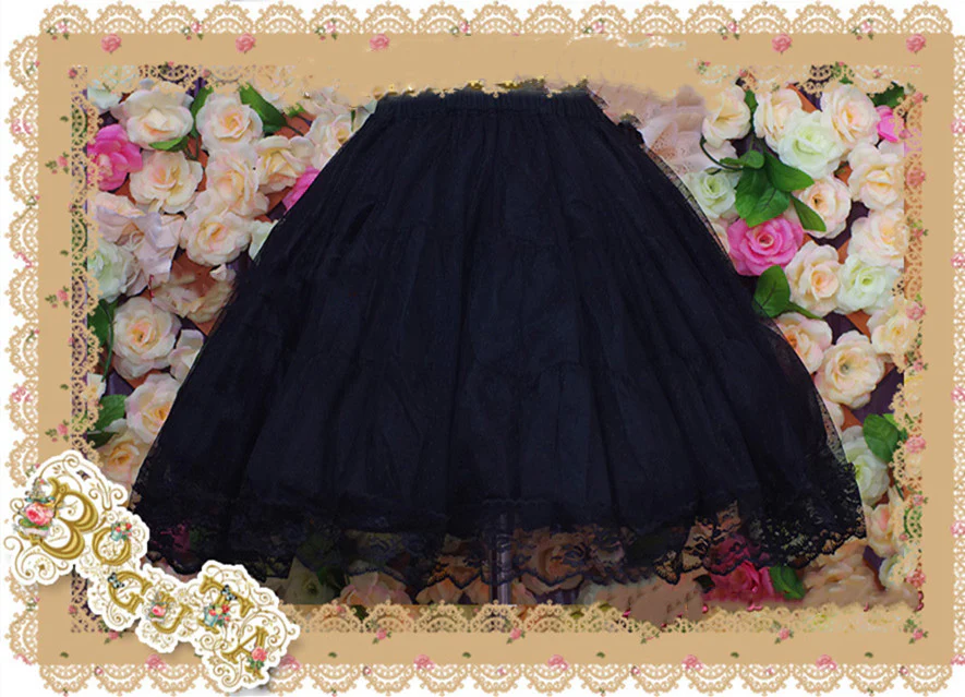 A-Line Casual Lolita Petticoat, Three-Layers, Different Length - Image 4