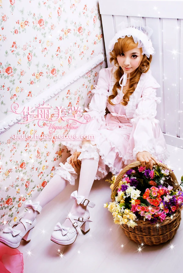 Antaina - Lolita Punk Bow Mid-Heel Multicolor Shoes - Image 38