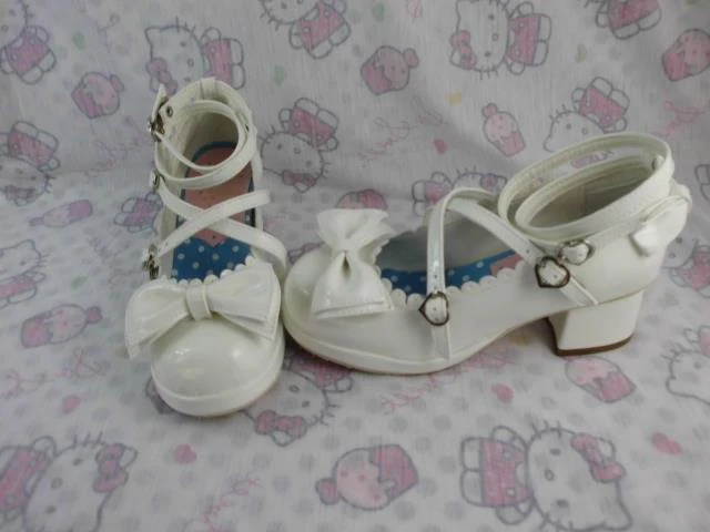 Antaina - Sweet Chunky Heels Lolita Shoes Size 37-40 - Image 93