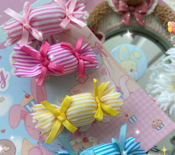 Bear Doll - Augustina - Sweet Lolita Candy Hair Clip and Brooch - Image 2