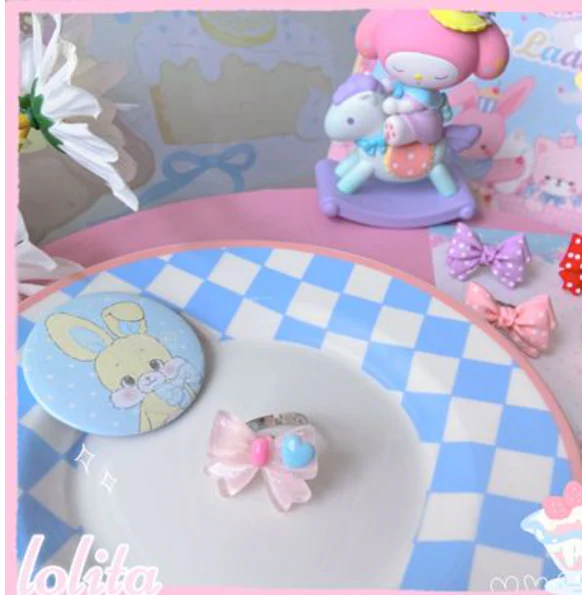 Bear Doll - Kawaii and Sweet Lolita Bowknot Ring - Image 20