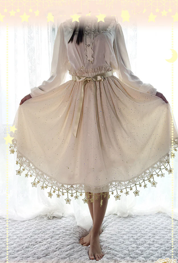 Stary Night - 19.7" (50 cm), 23.6" (60 cm), Lolita Underskirt - Image 9