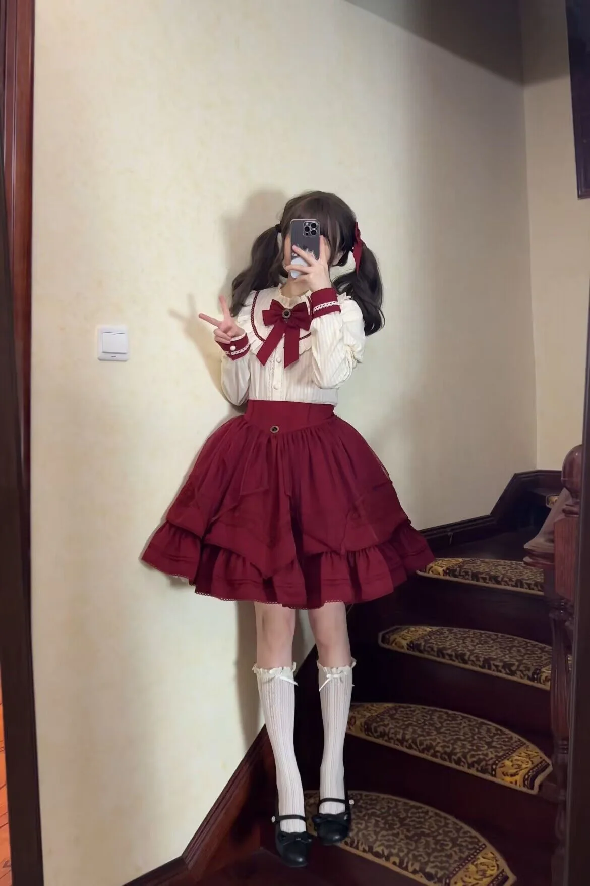 Rich Girl - Elegant Lolita Blouse and Skirt, Detachable Sleeves - Image 10