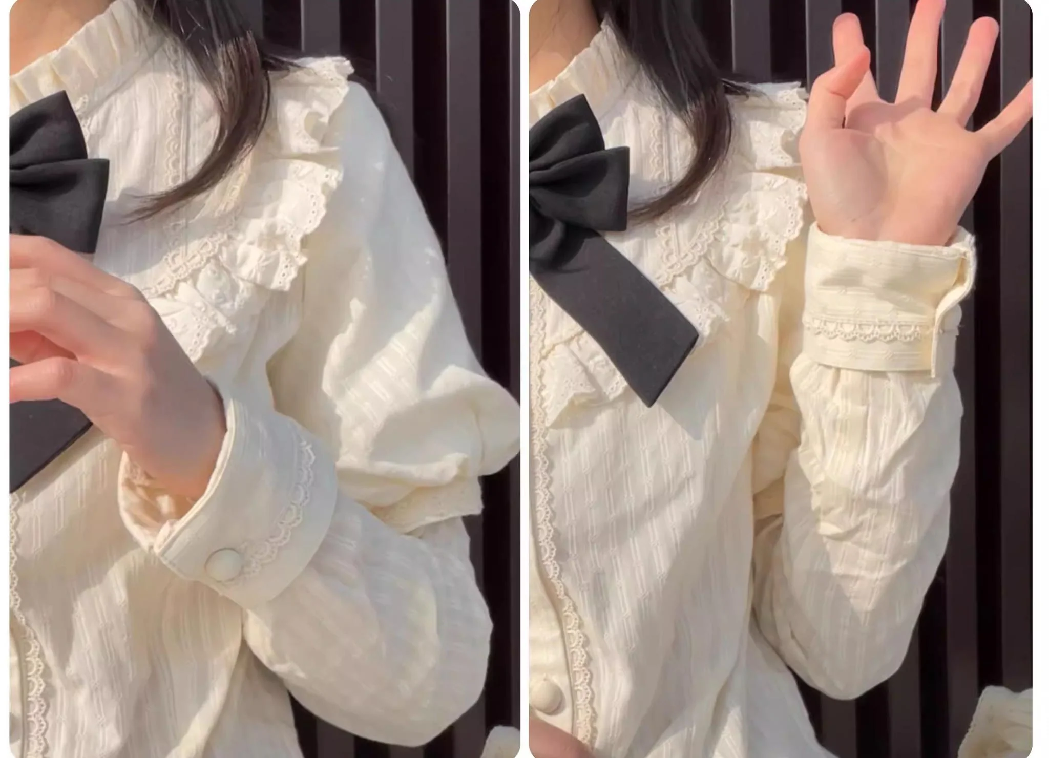 Rich Girl - Elegant Lolita Blouse and Skirt, Detachable Sleeves - Image 33