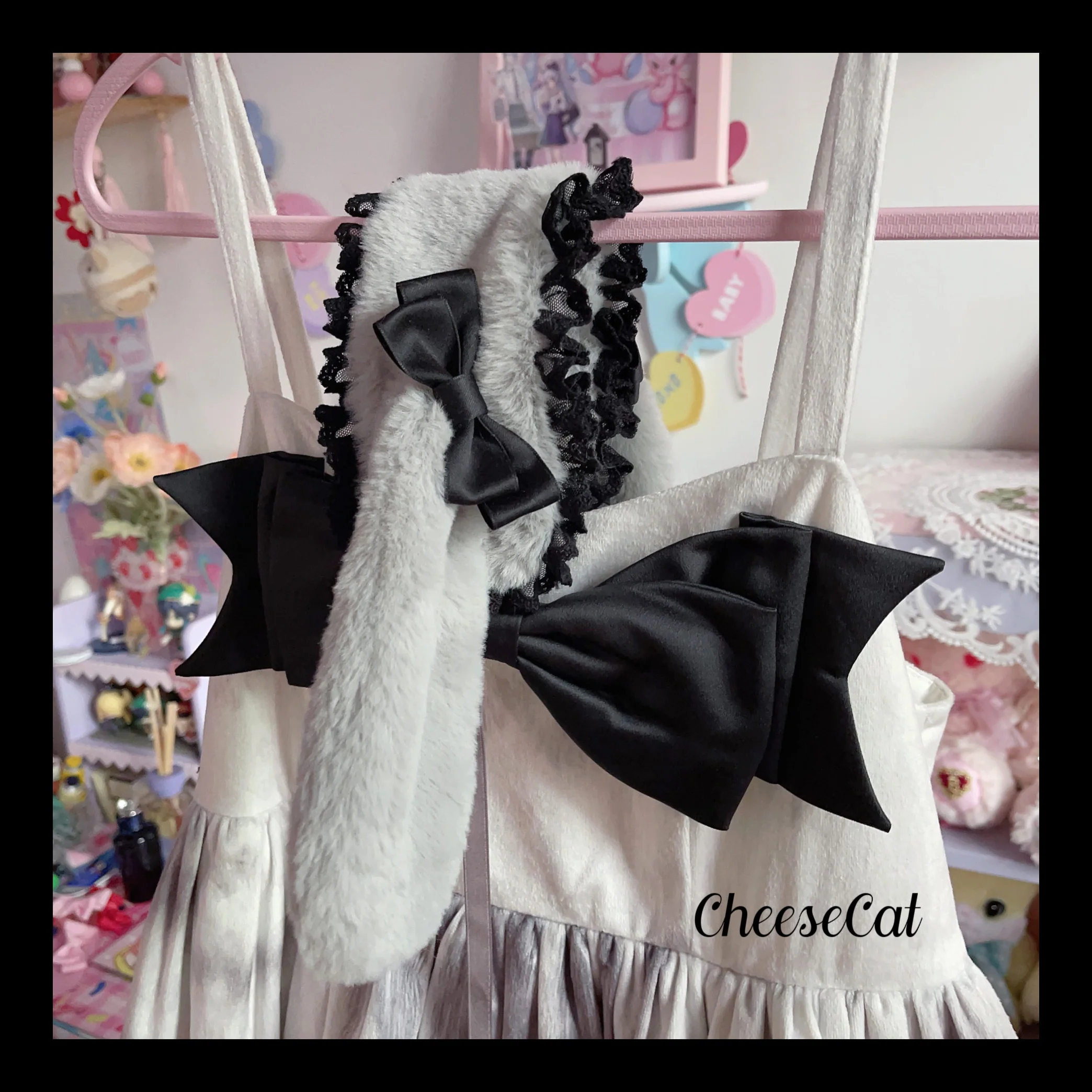 Cheese Cat - Fluffy Lop-Eared Bunny Sweet Lolita Hairband - Image 30
