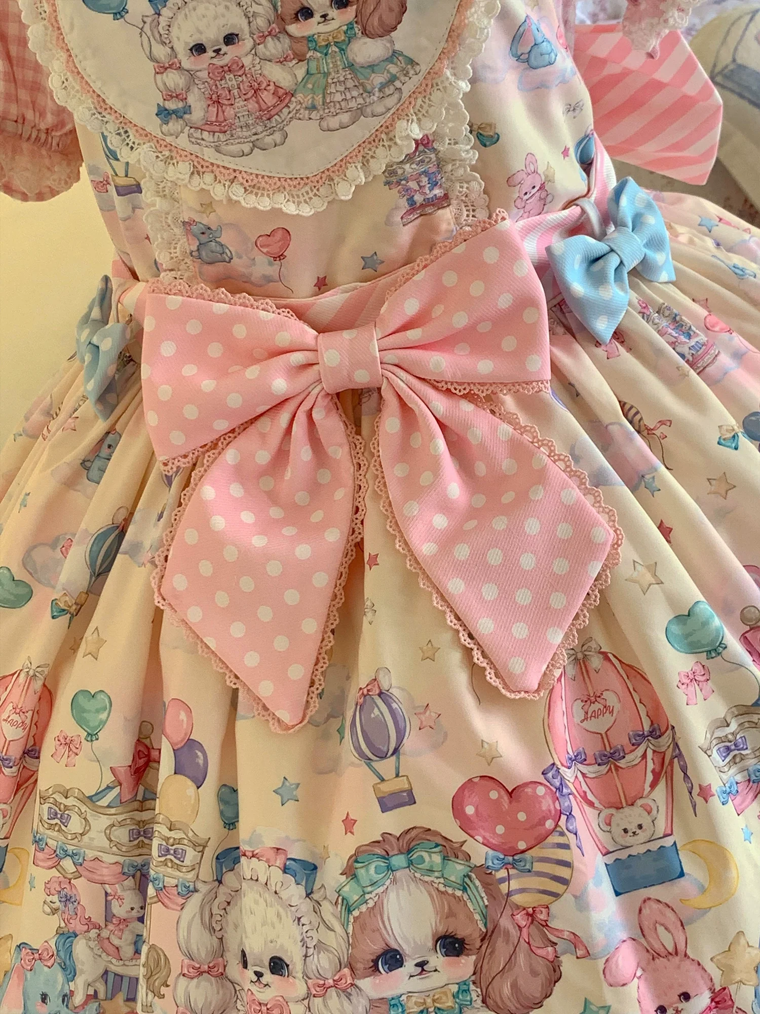 Puppy Parks - Sweet Lolita Kawaii Puppy Lolita Salopette - Image 35