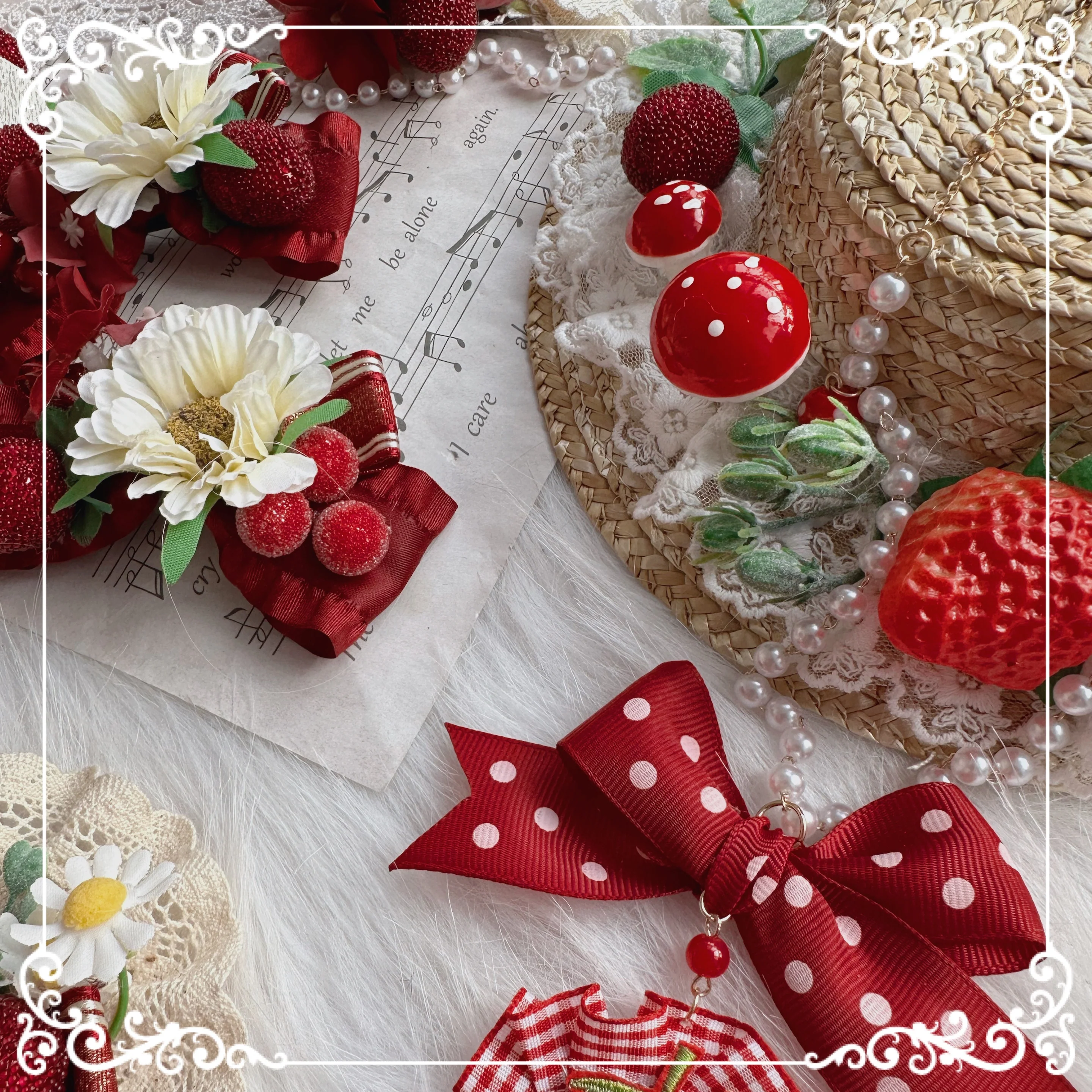 Country Lolita Hand-made Headdress Accessory - Image 27