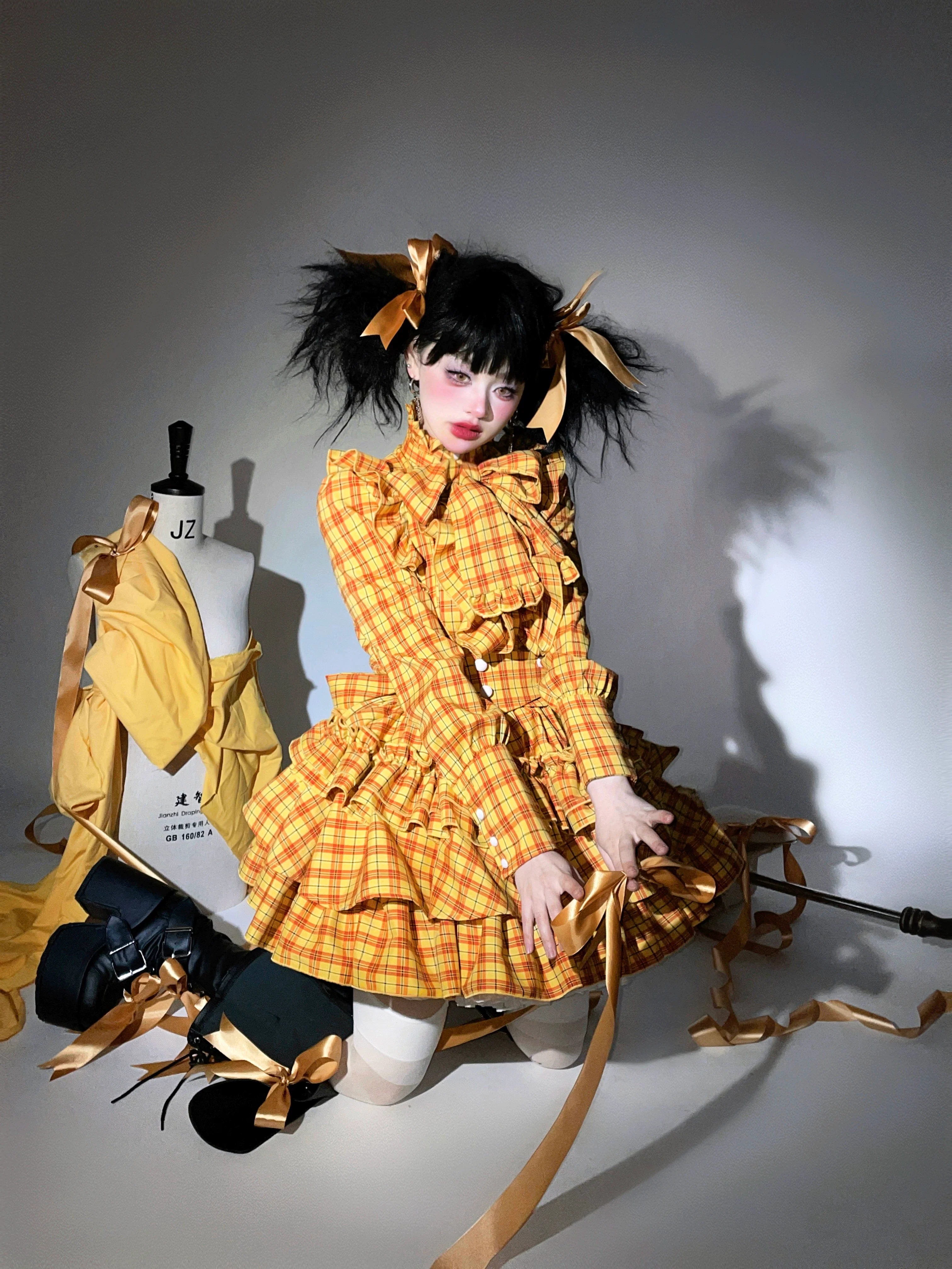 Humanoid Gift Box - Plaid Gothic Lolita Blouse & SK - Image 28