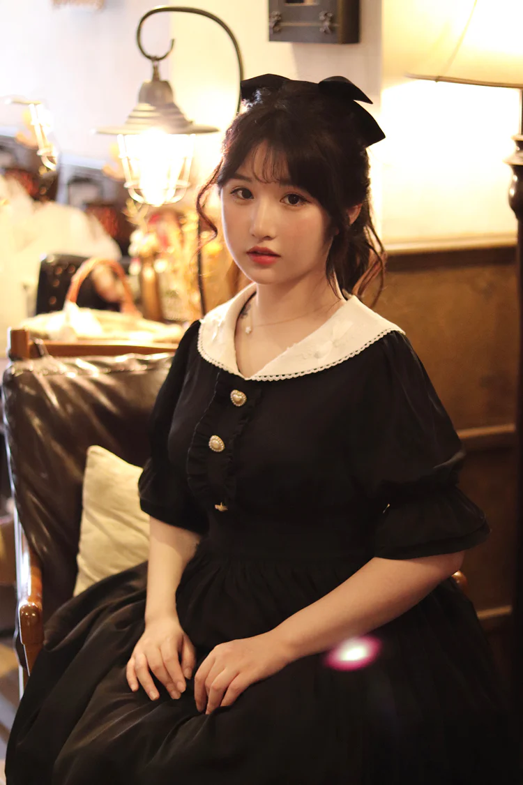Plus Size Vintage Lolita OP Dress - Image 20