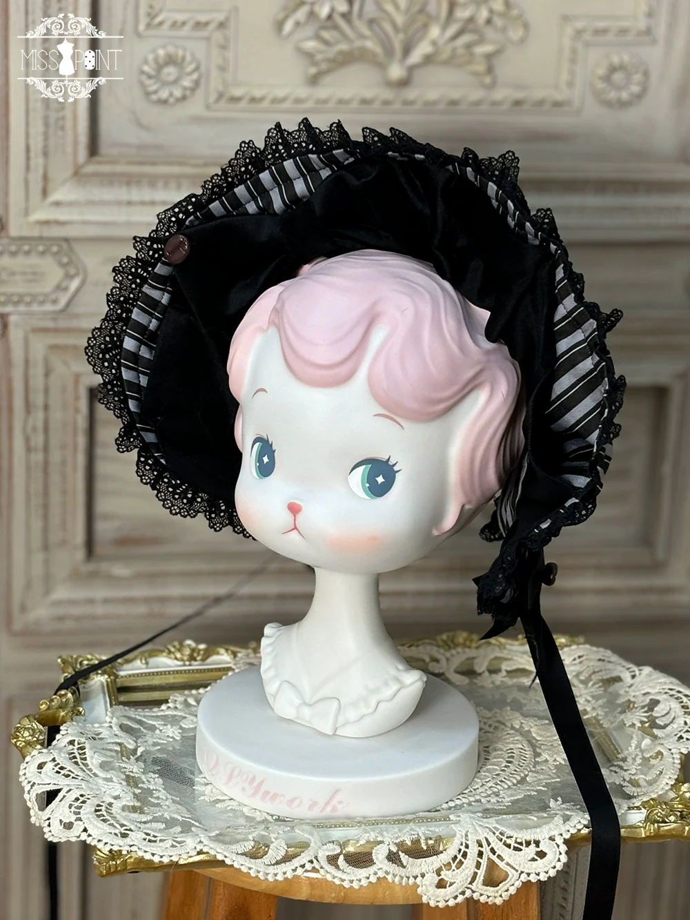 Classical Chocolate - Classic Lolita Accessory Bowler Hat BNT Beret Jabot - Image 12