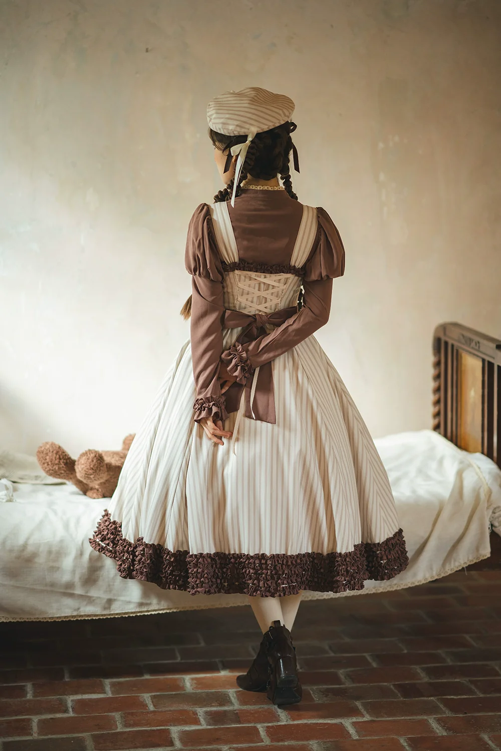 Classical Chocolate - Classic Lolita Blouse Customized Reteo Lolita Shirt - Image 11