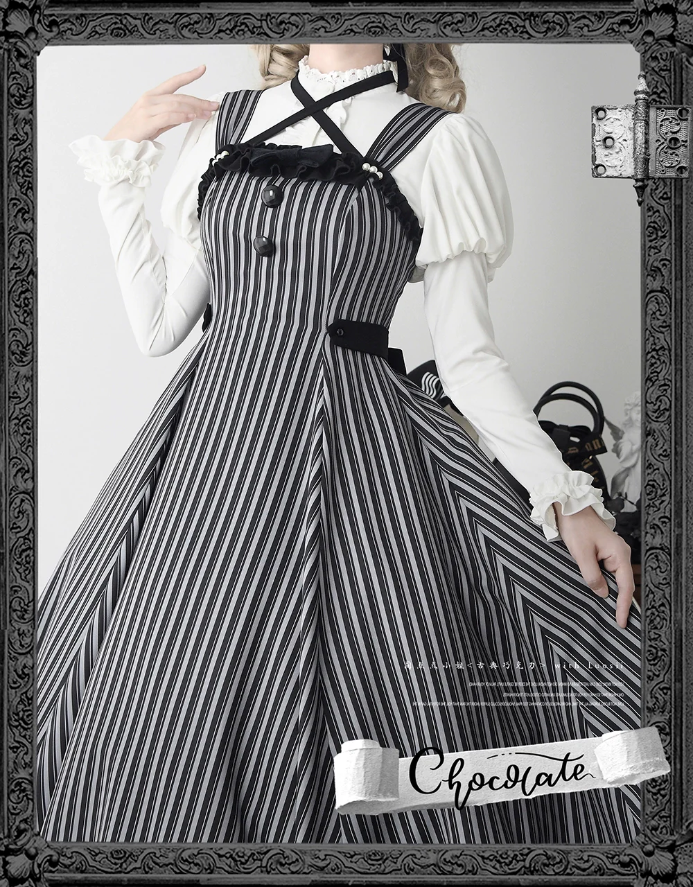 Classical Chocolate - Classic Lolita Blouse Customized Reteo Lolita Shirt - Image 25