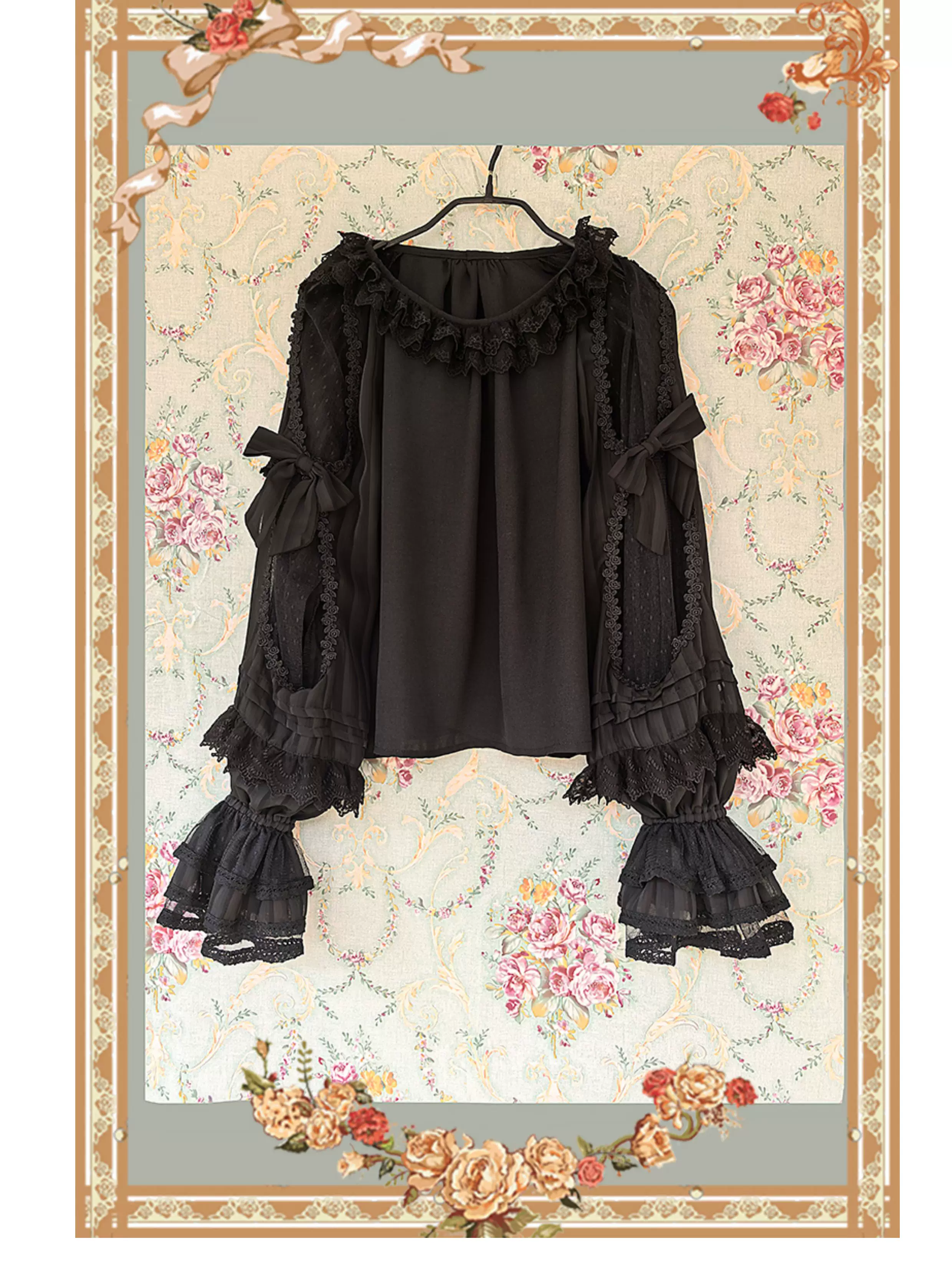 Pearl Box - Classic Lolita JSK, Bustle Back Hem - Image 26