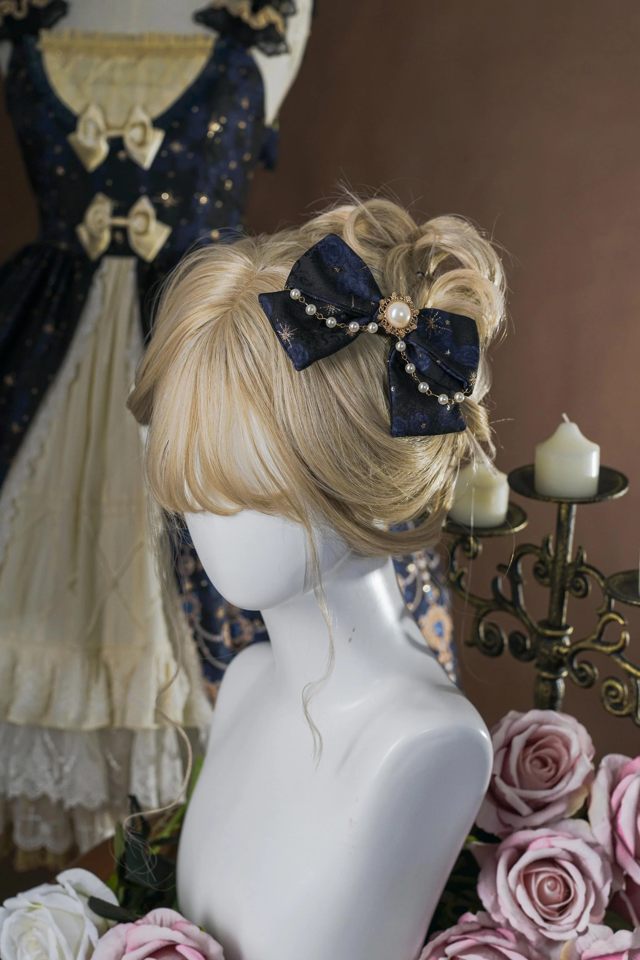 Classic Lolita JSK Suit Gold Foil Stamping Lolita Dress - Image 13