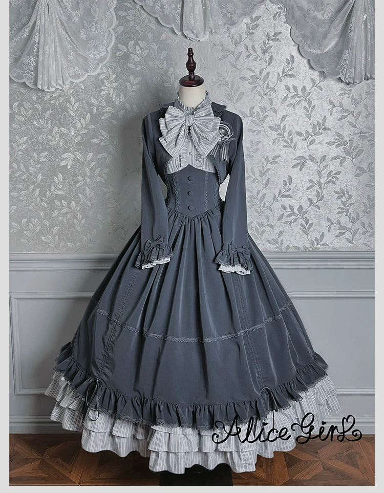 Alice Girl - Duke of Victoria - Classic Lolita Long Sleeve Bolero - Image 31
