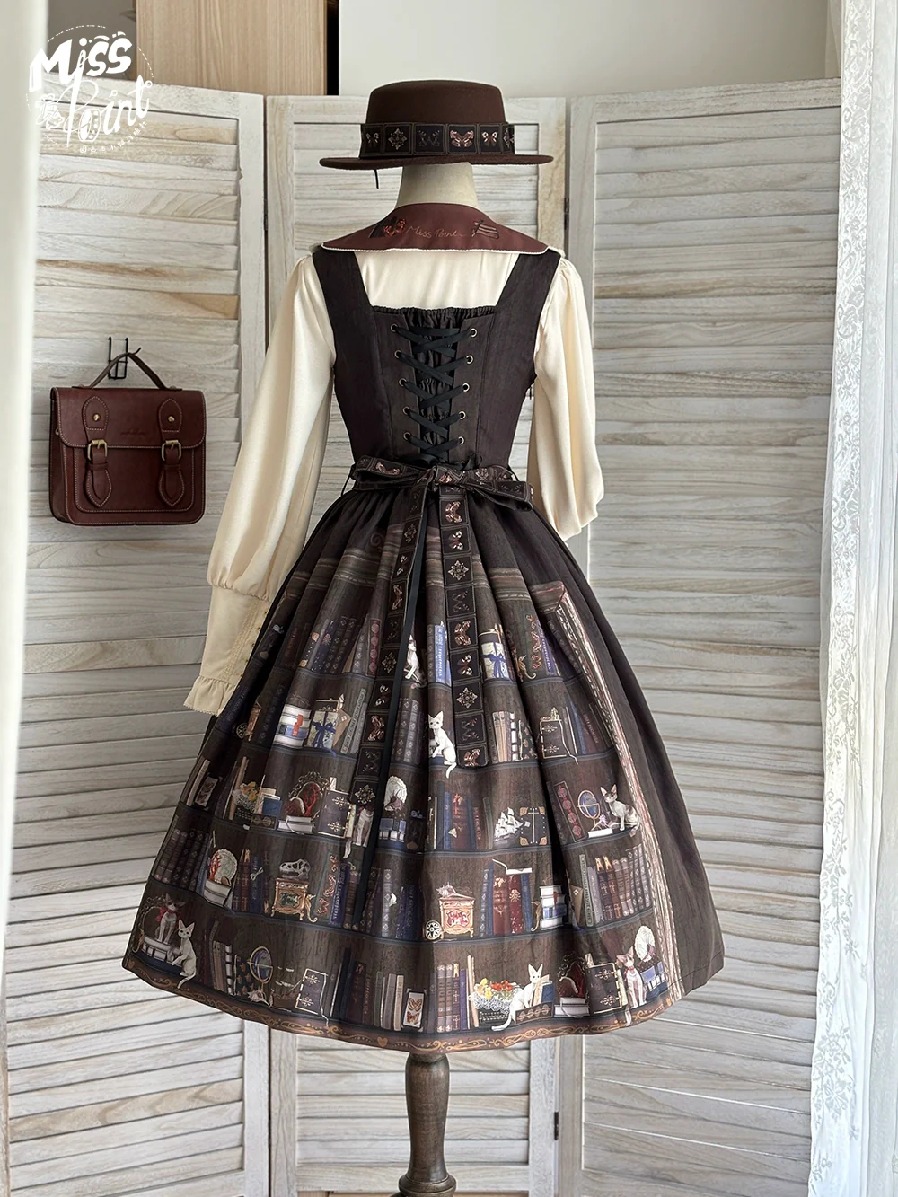 German Bookshelf - Classic Lolita Printed JSK Dress - Image 43