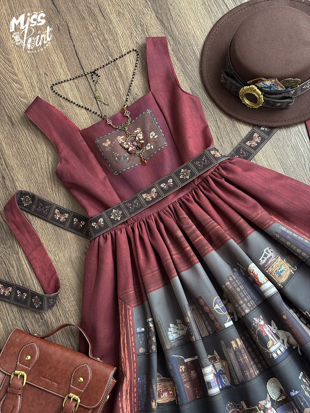 German Bookshelf - Classic Lolita Printed JSK Dress - Image 53