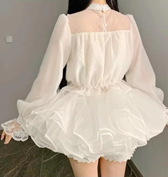 With PUJI - Love Poem - Classic Lolita Shawl 3-Color Versatile Spring Innerwear - Image 11