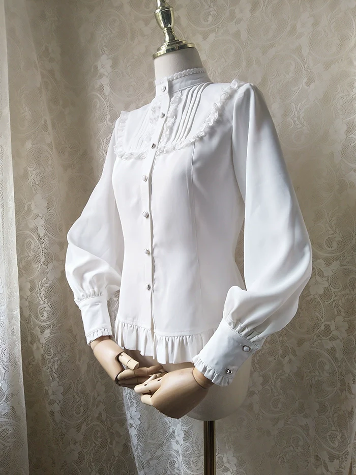 Stand Collar Classic Lolita Blouse - Image 4
