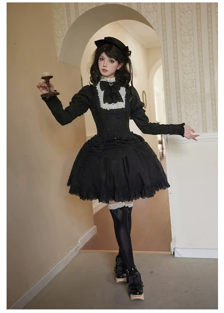 Fog City Time Difference - Classic Lolita SK & Blouse Suit - Image 21