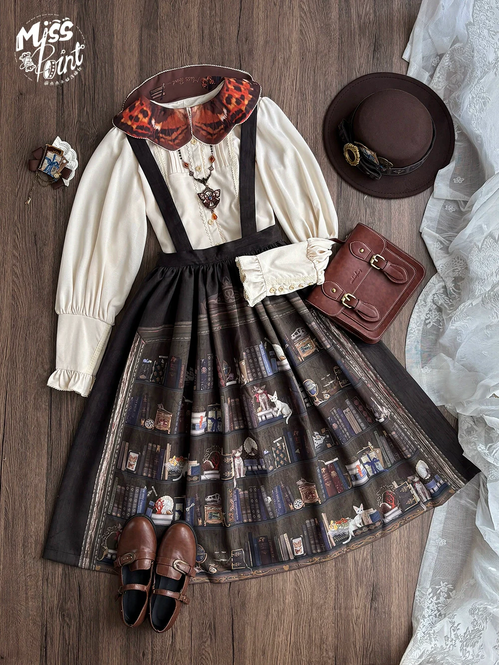 German Bookshelf - Classic Lolita SK, Detachable Suspenders - Image 25