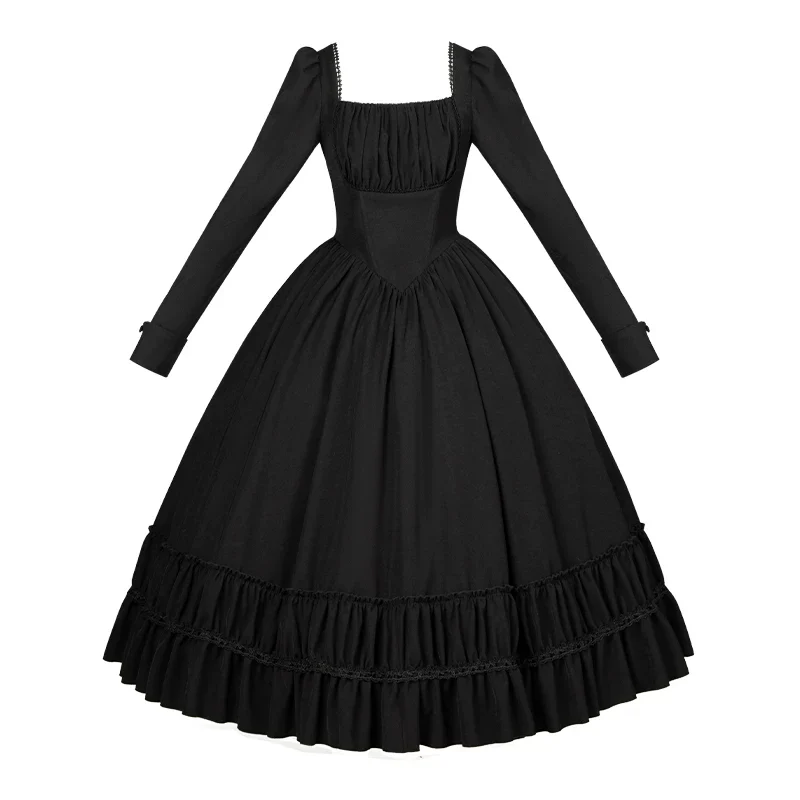 Audrey's Reply - Classic Lolita Square Neck OP, Detachable Embroidered Collar - Image 22