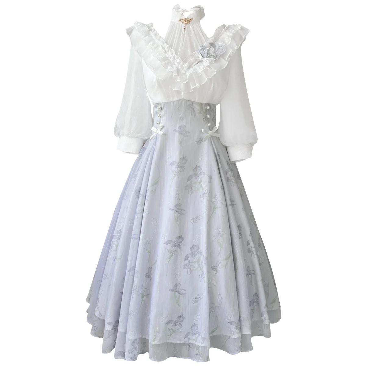 Iris Dream - Elegant Lolita Dress Short Sleeve OP - Image 5