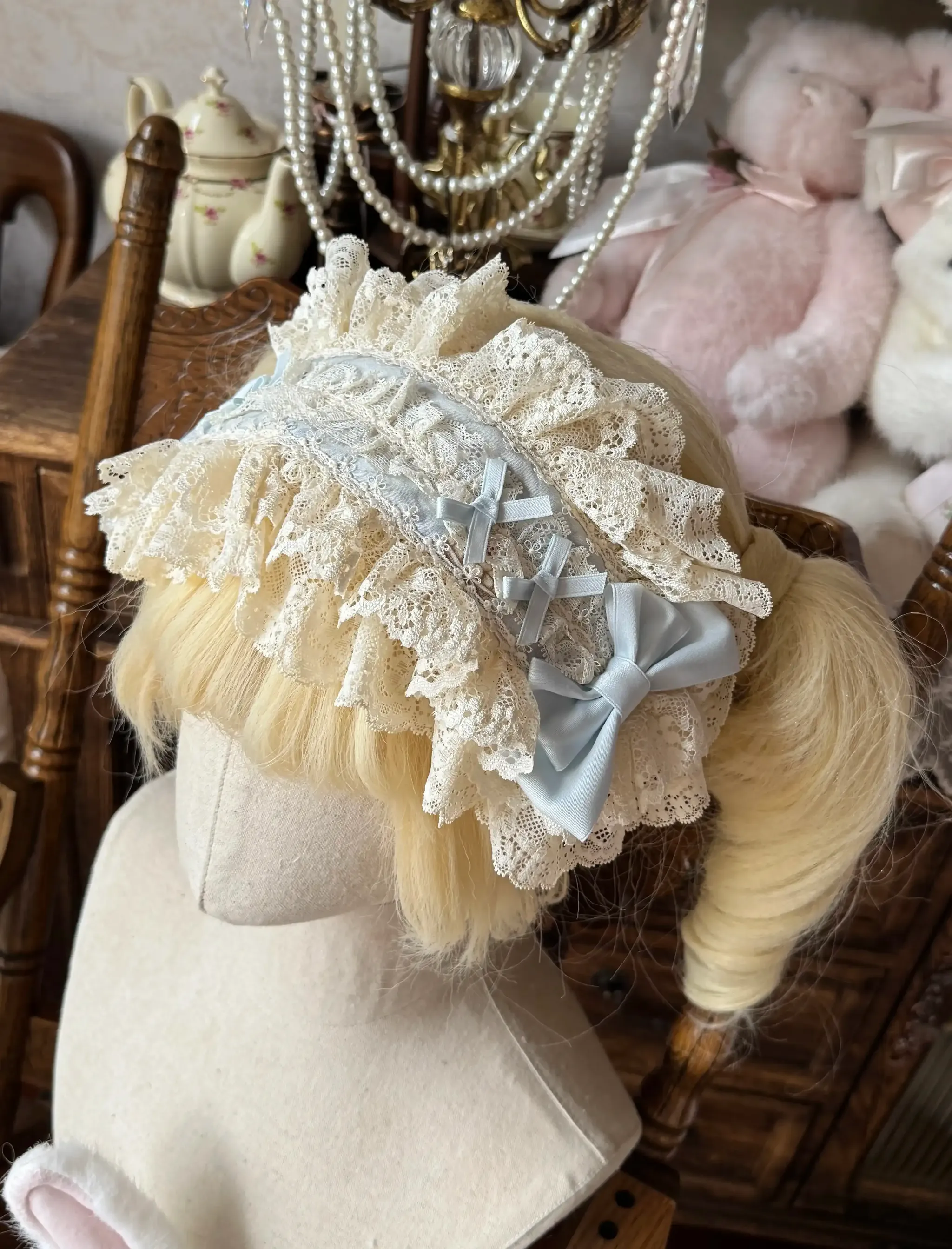 Picnic Bunny - Cotton Daily Doll-like Lolita OP Dress, Bunny Print - Image 18