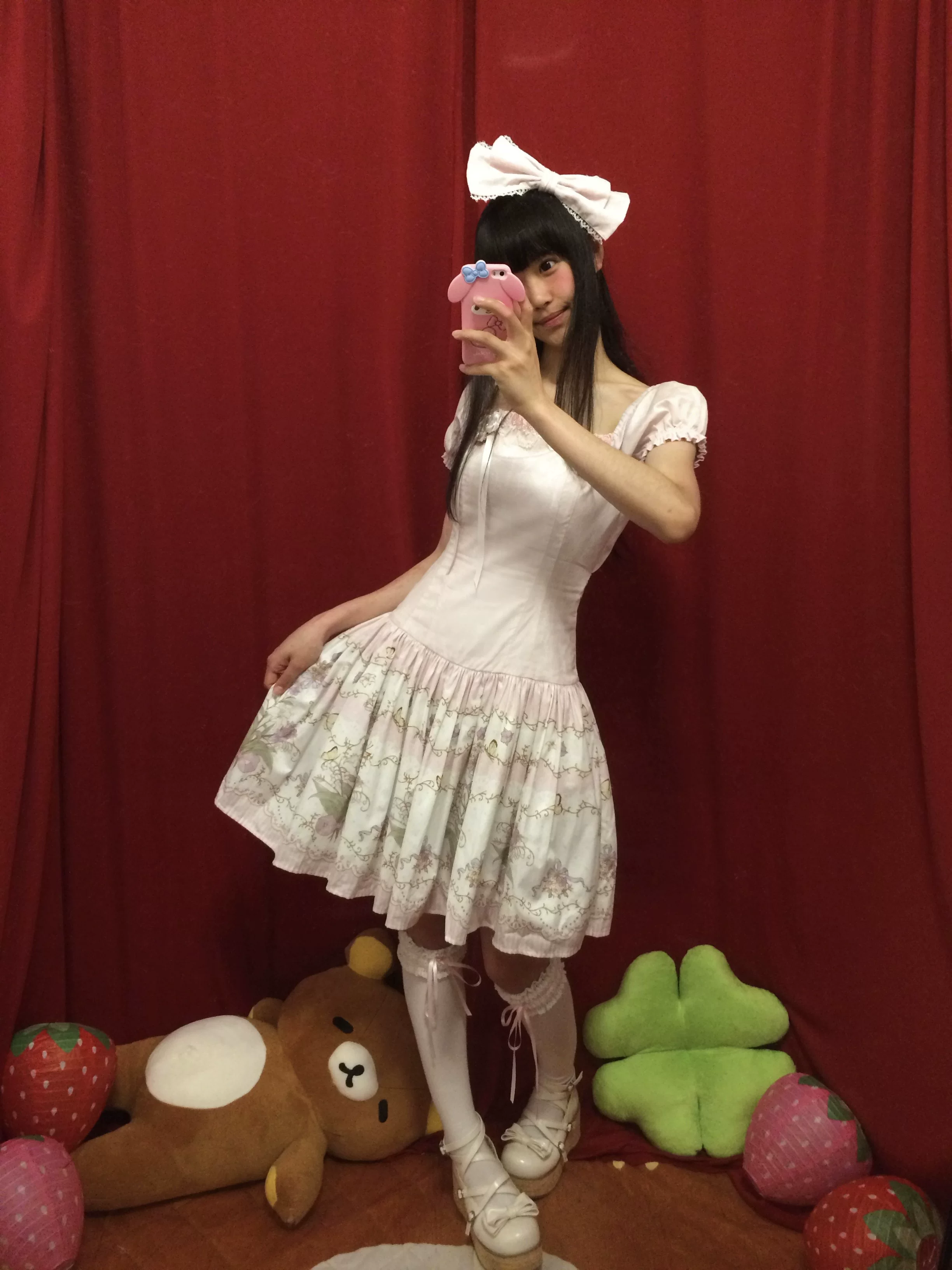 Jenny Flower - Cotton Old School Lolita Floral Printed OP Dress - Image 15