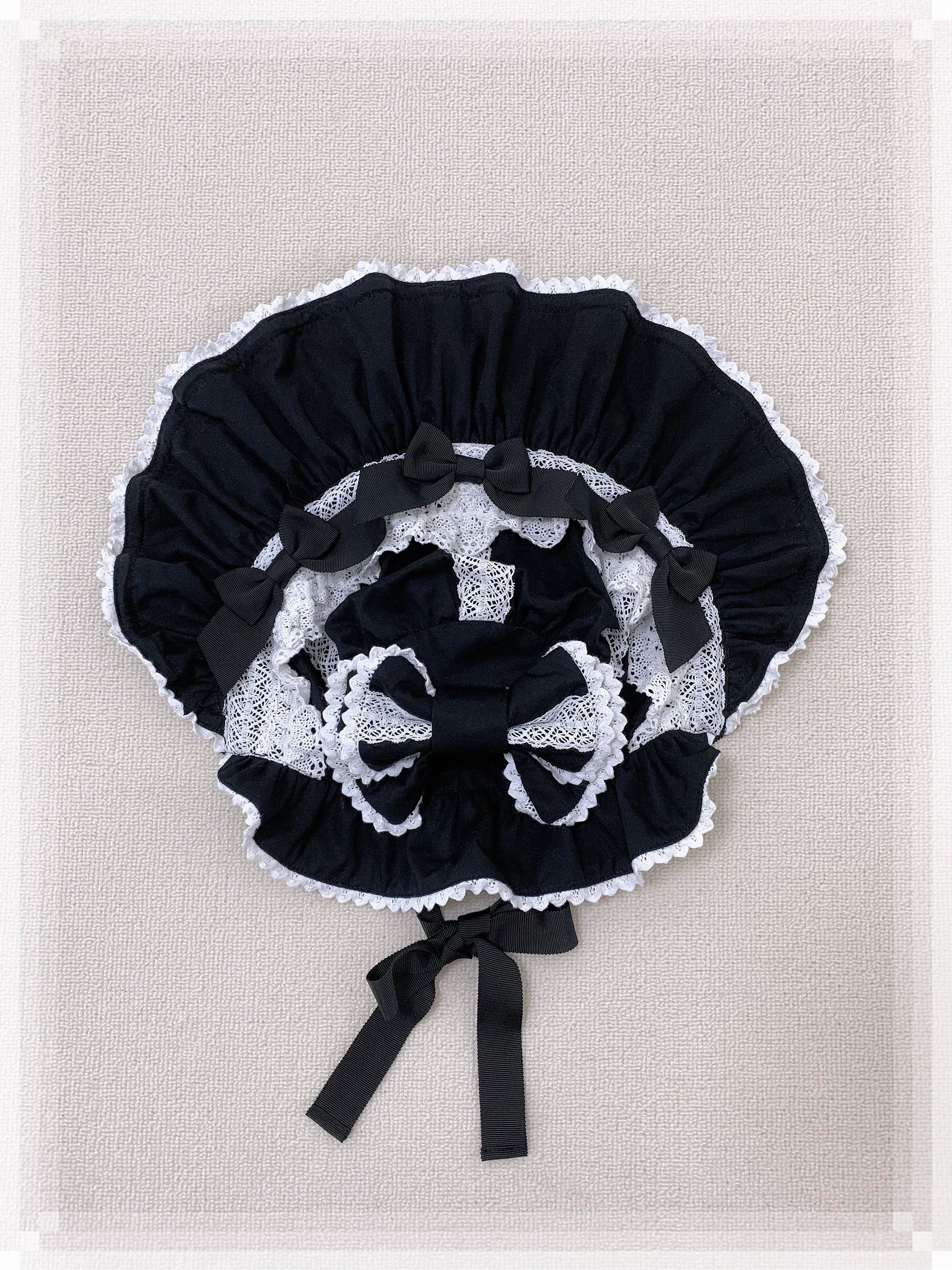 Haruhime Momoko - Cotton Old School Lolita Skirt with Tiered Back Overlay - Image 16