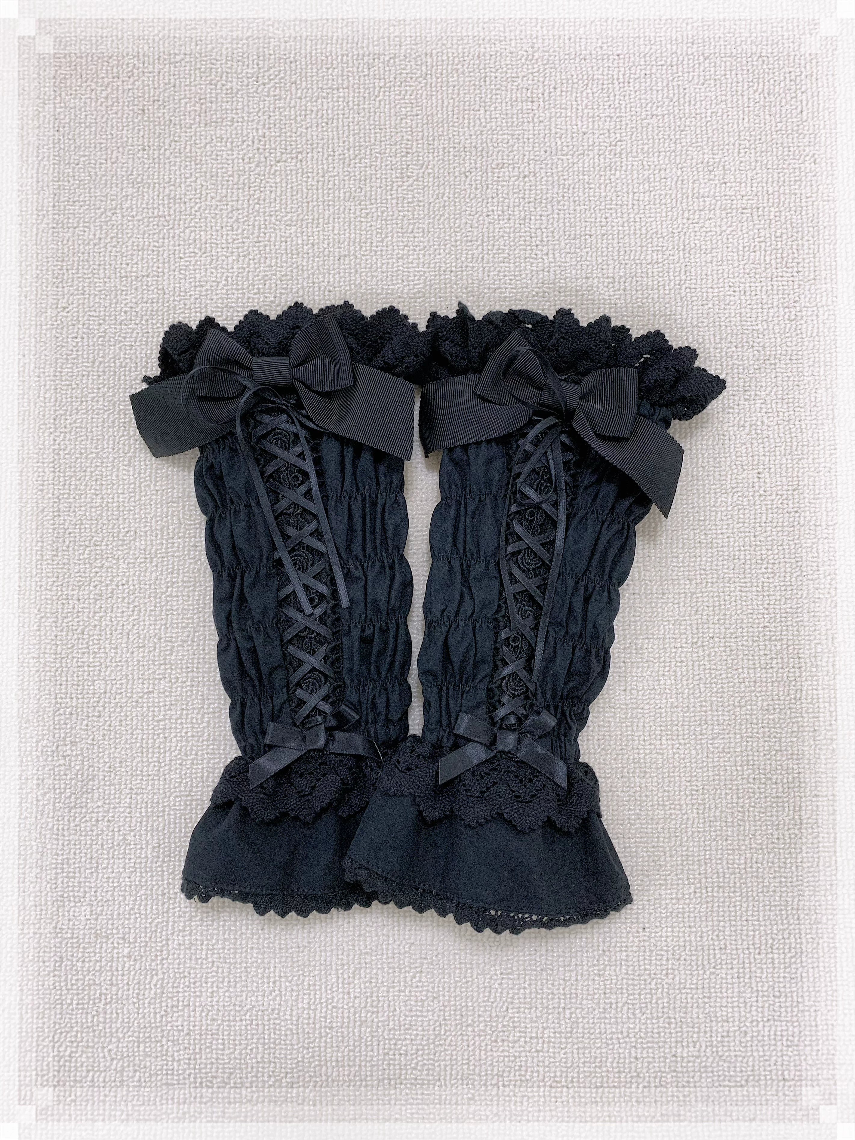 Haruhime Momoko - Cotton Old School Lolita Skirt with Tiered Back Overlay - Image 18