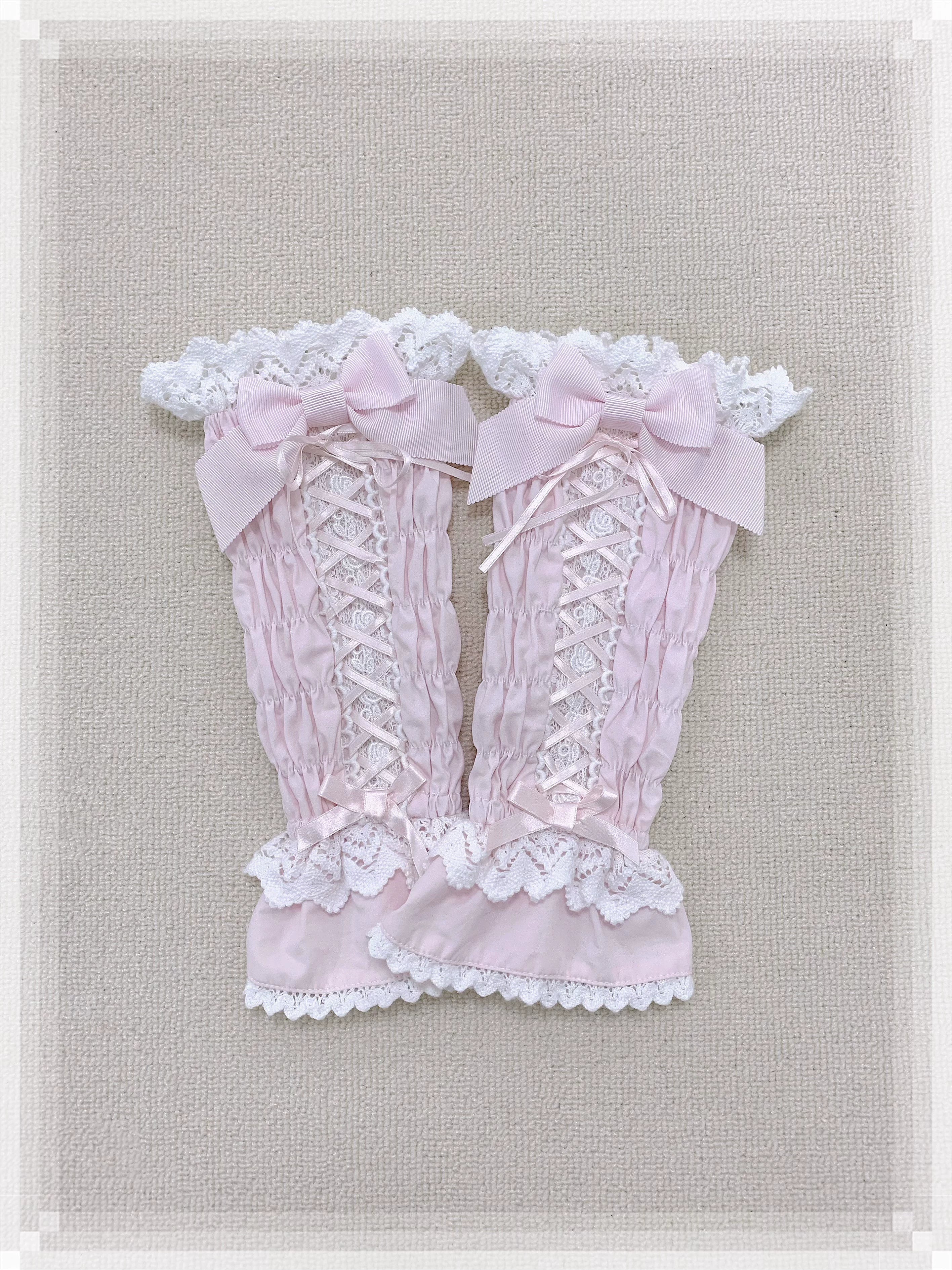 Haruhime Momoko - Cotton Old School Lolita Skirt with Tiered Back Overlay - Image 19