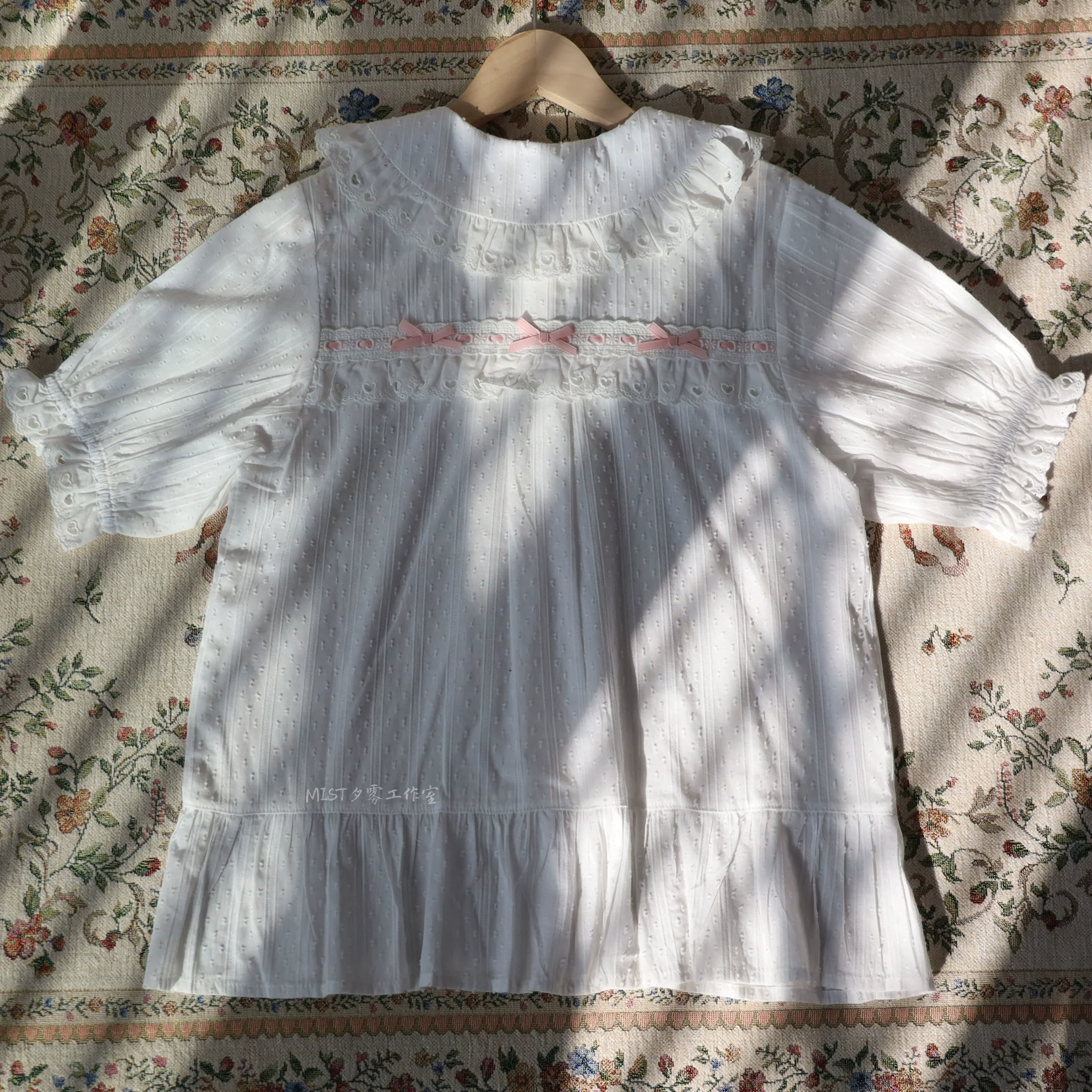 Cotton Sweet Lolita Blouse, Peter Pan Collar - Image 32