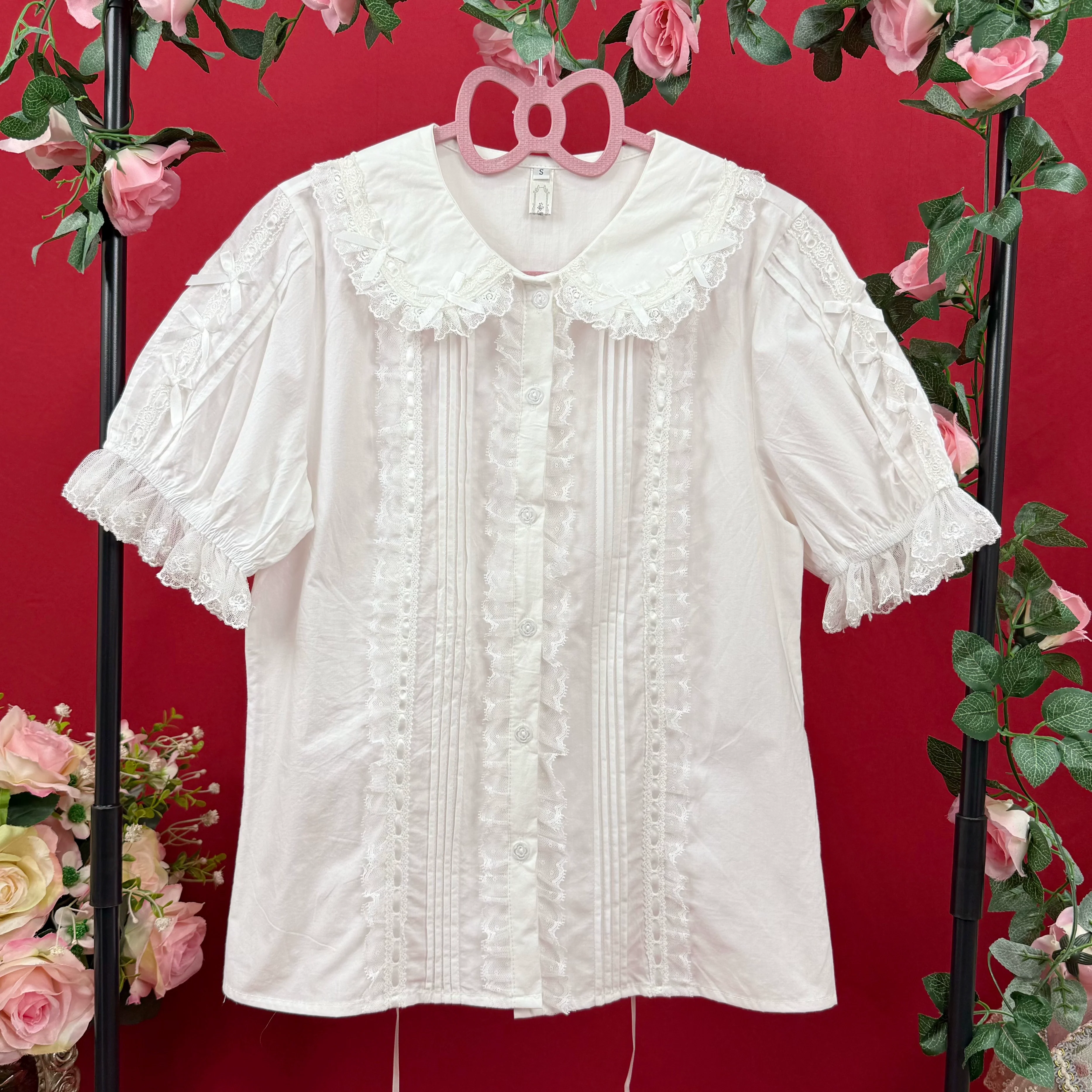 Lanxin Shirt - Cotton Sweet Lolita Lace Blouse - Image 17