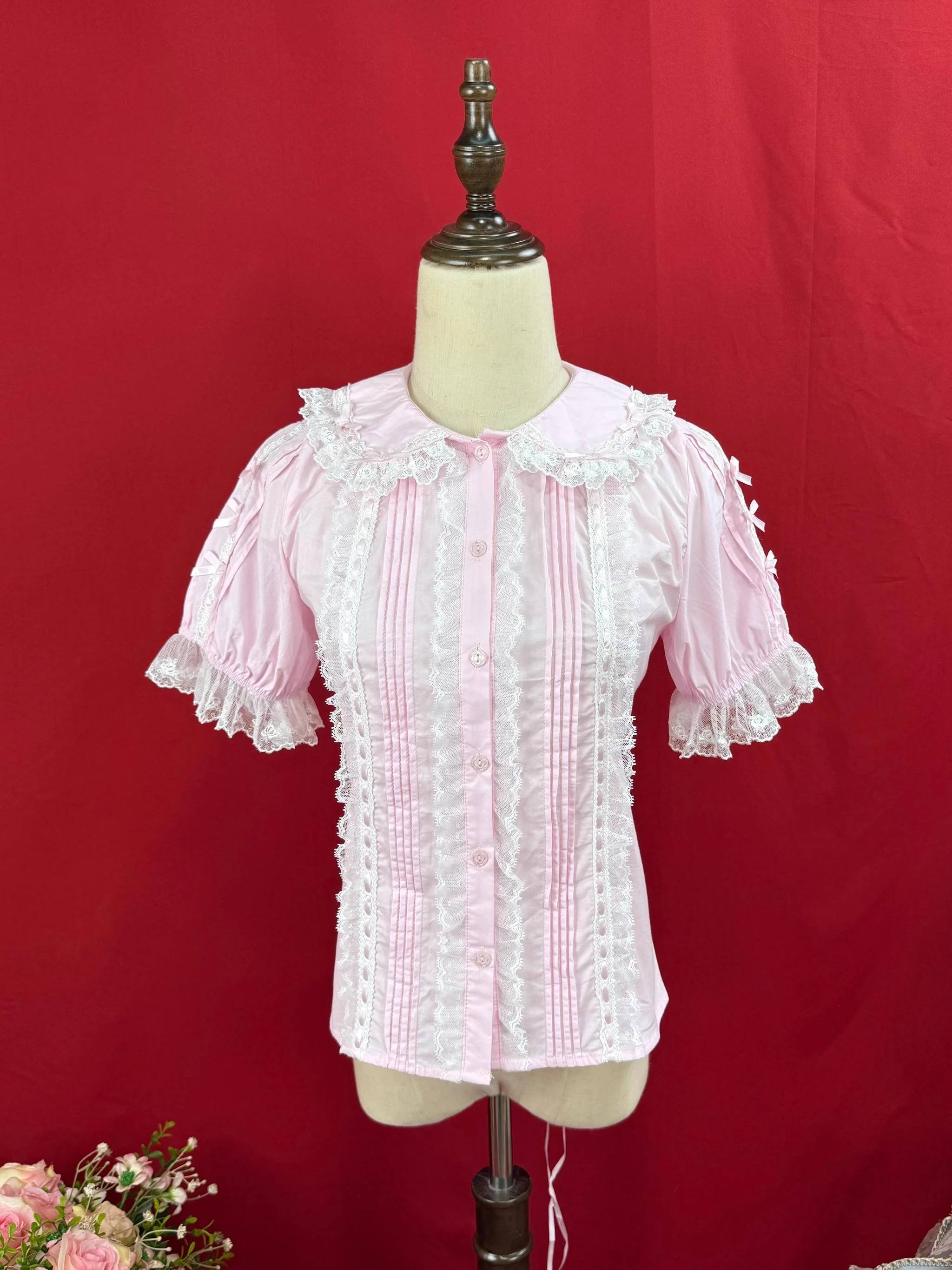 Lanxin Shirt - Cotton Sweet Lolita Lace Blouse - Image 21