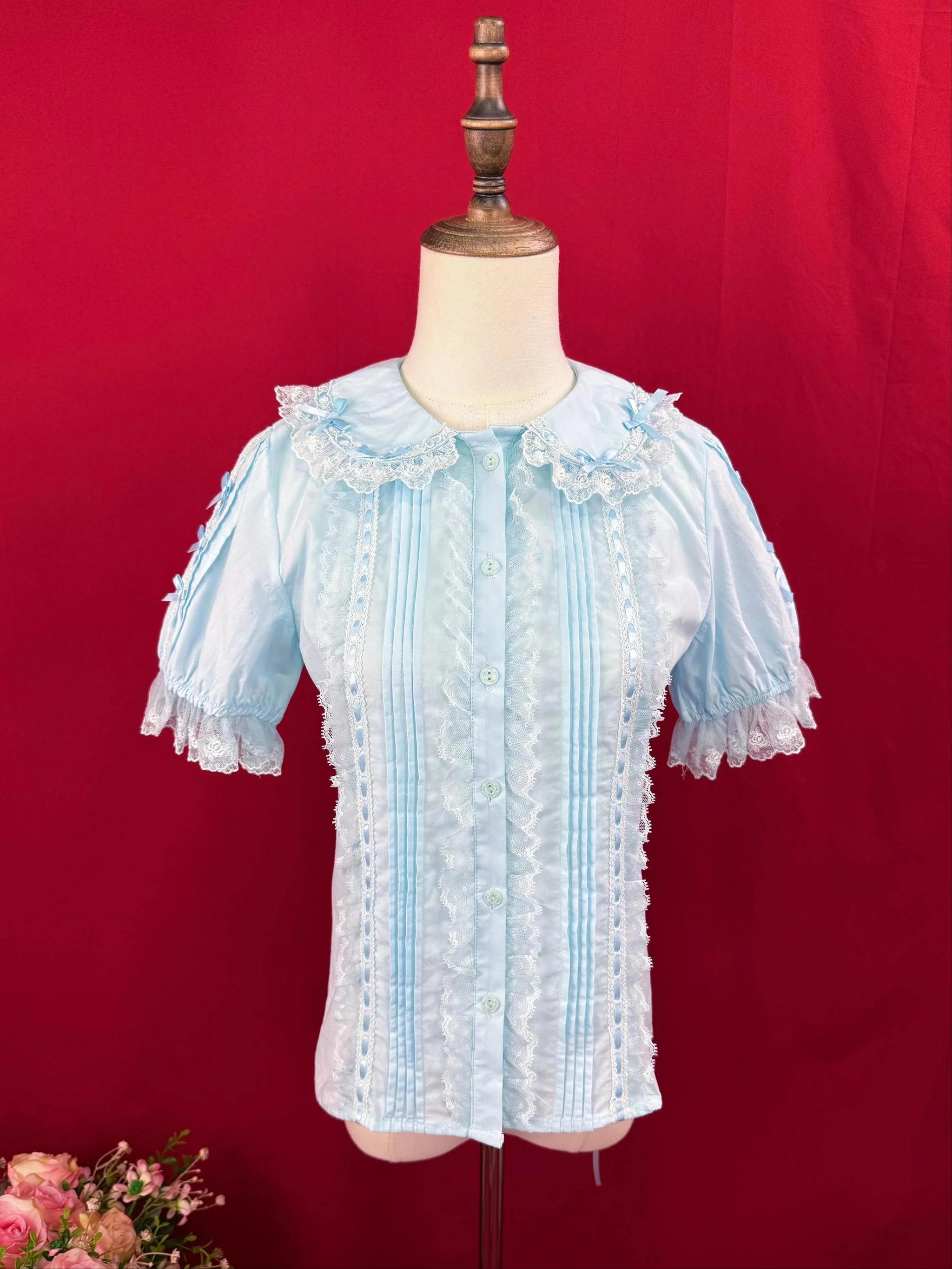 Lanxin Shirt - Cotton Sweet Lolita Lace Blouse - Image 22