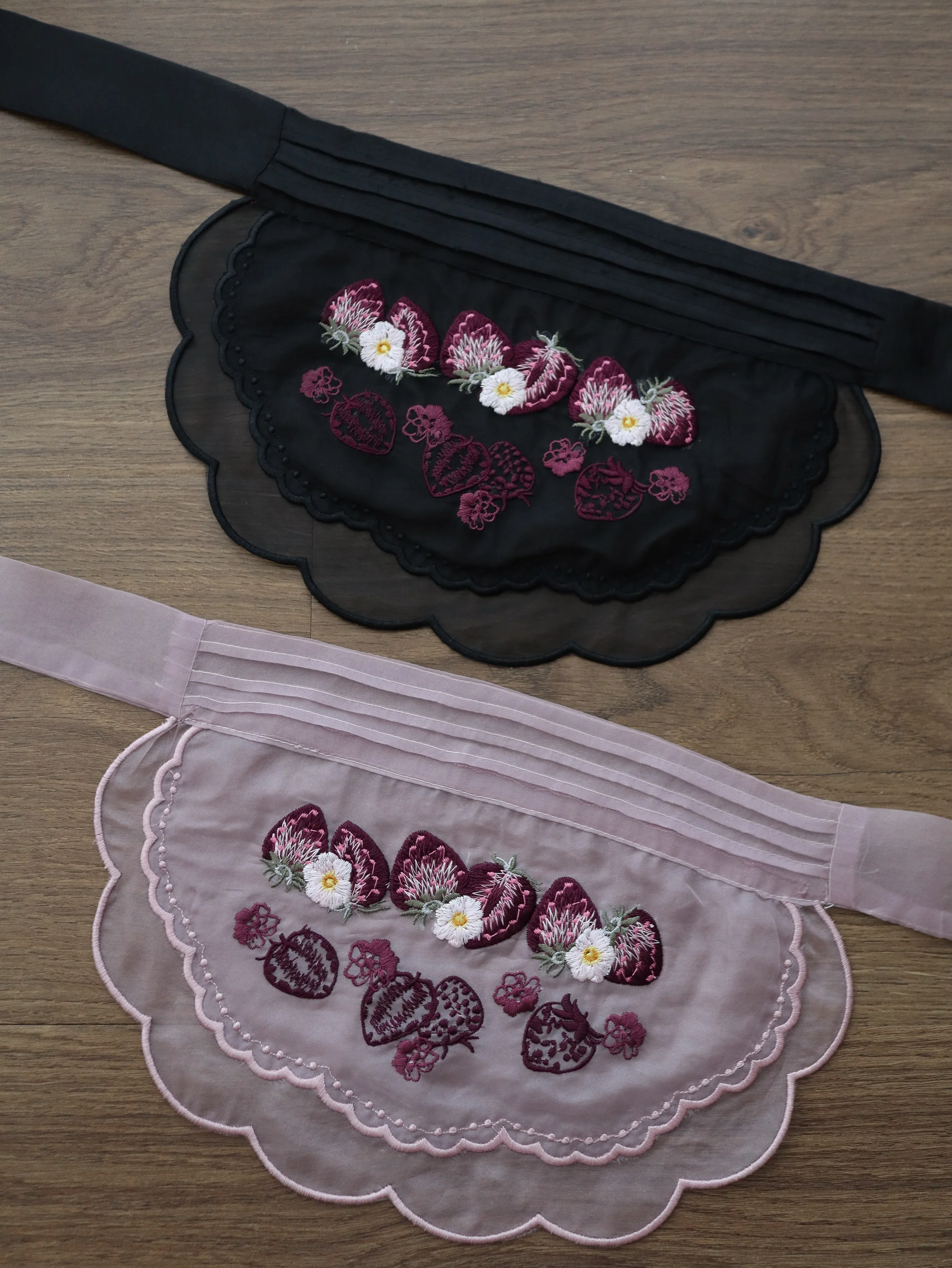 Dark Berry Fairytale - Cotton Sweet Lolita Strawberry Printed OP & JSK Dress - Image 17