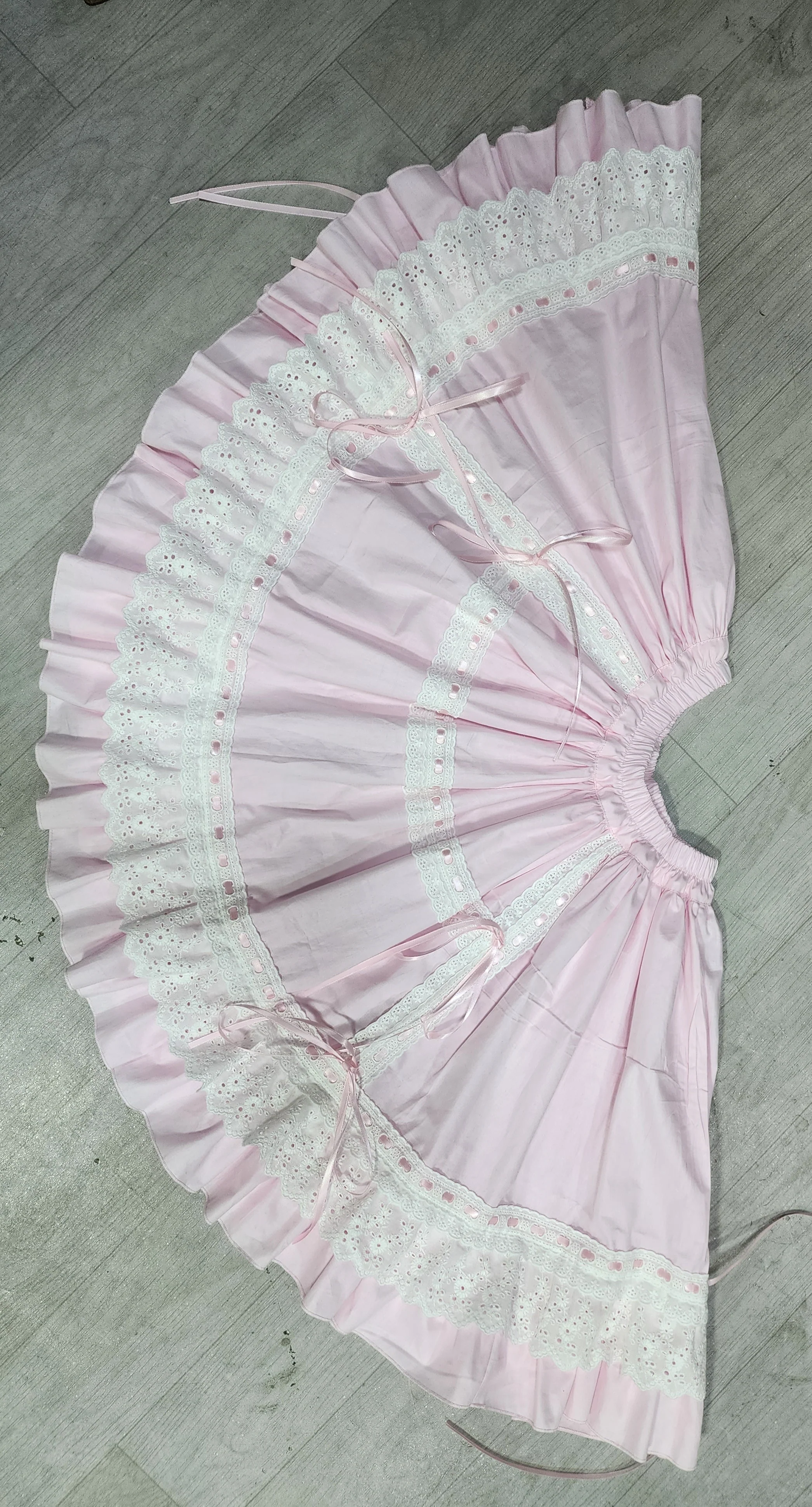 Cotton Sweet Lolita SK, Pink Underskirt - Image 2