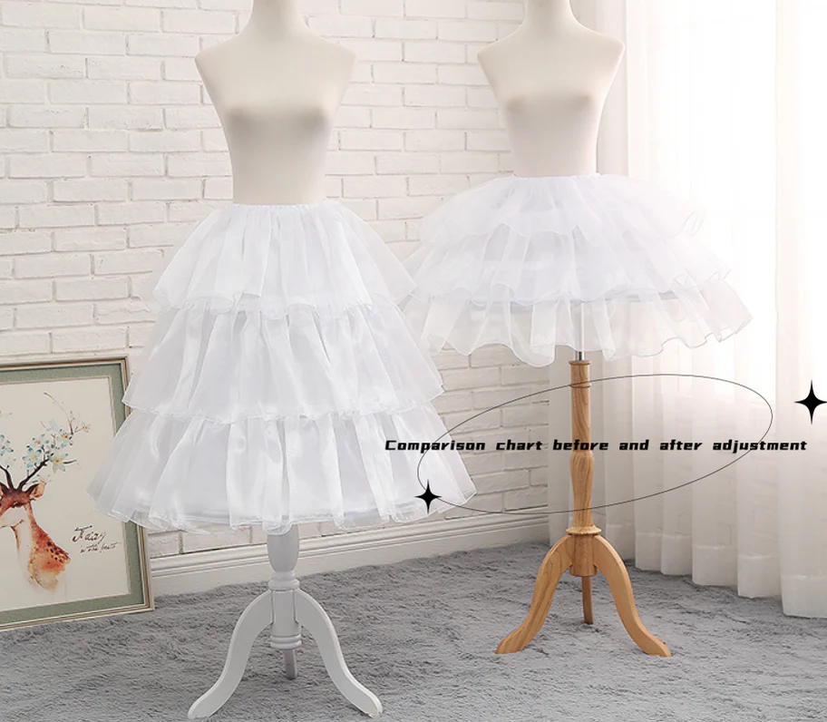 Daily Lolita Adjustable Puffy Hoop Petticoat - Image 7