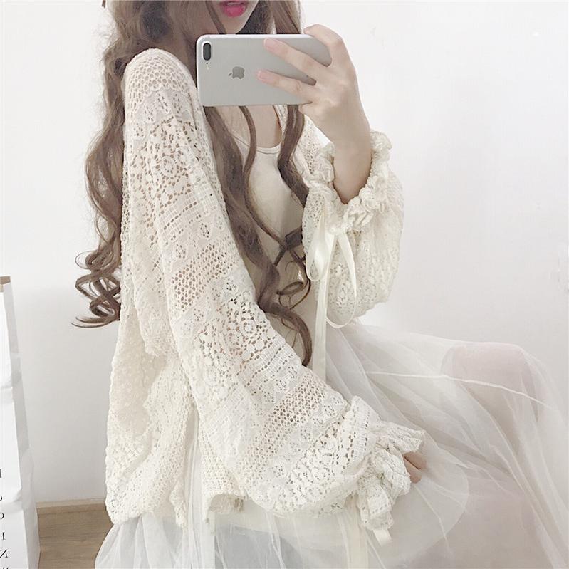 Daily Lolita Light Cardigan Oversized Outwear - Image 28