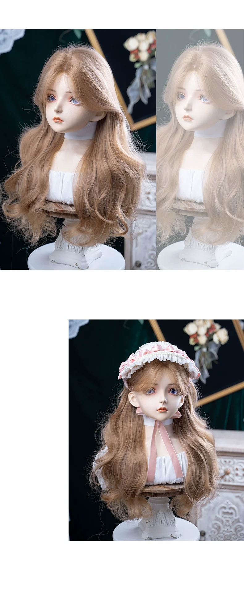 Alicegarden - Daily Lolita Wig, Blonde Long Wavy - Image 10