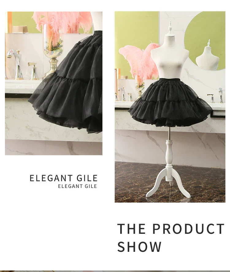Daily Lolita Yarn Pannier Hoopless Petticoat - Image 8