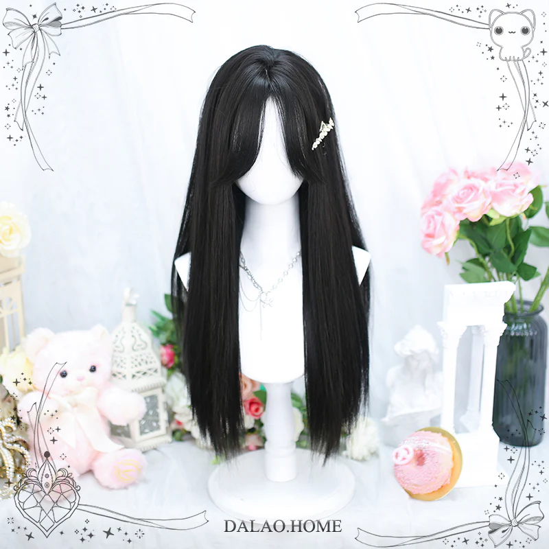 Dalao Home - Ballet - Sweet Long Straight Black Brown Wig - Image 13