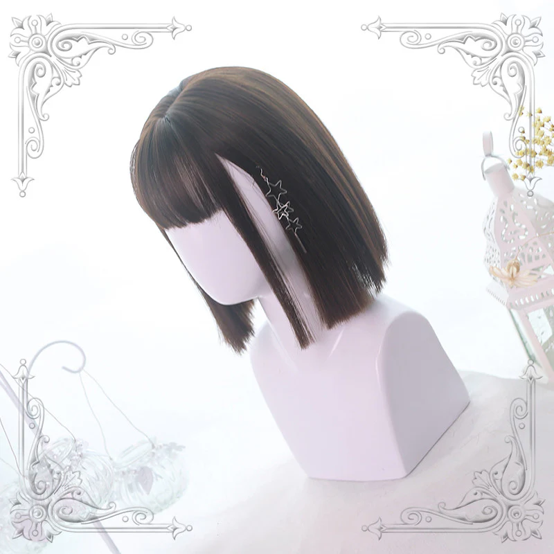Dalao Home - Hot Sale 35cm Short Straight Lolita Wig - Image 4