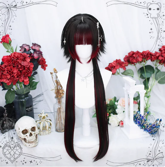 Dalao Home - Moon Night - Lolita Highlights Bang Short Wigs - Image 19