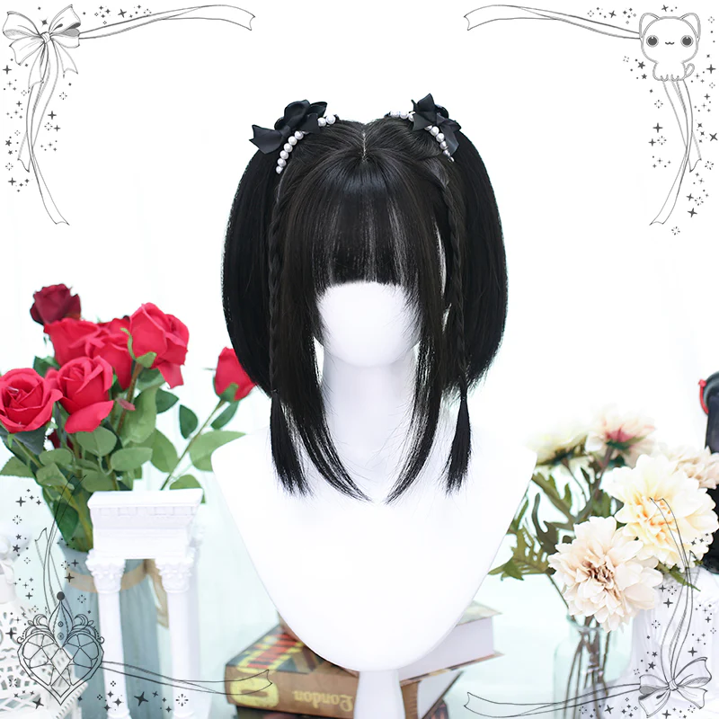 Dalao Home - Wind Chime - Shoulder-length Straight Lolita Wig - Image 4