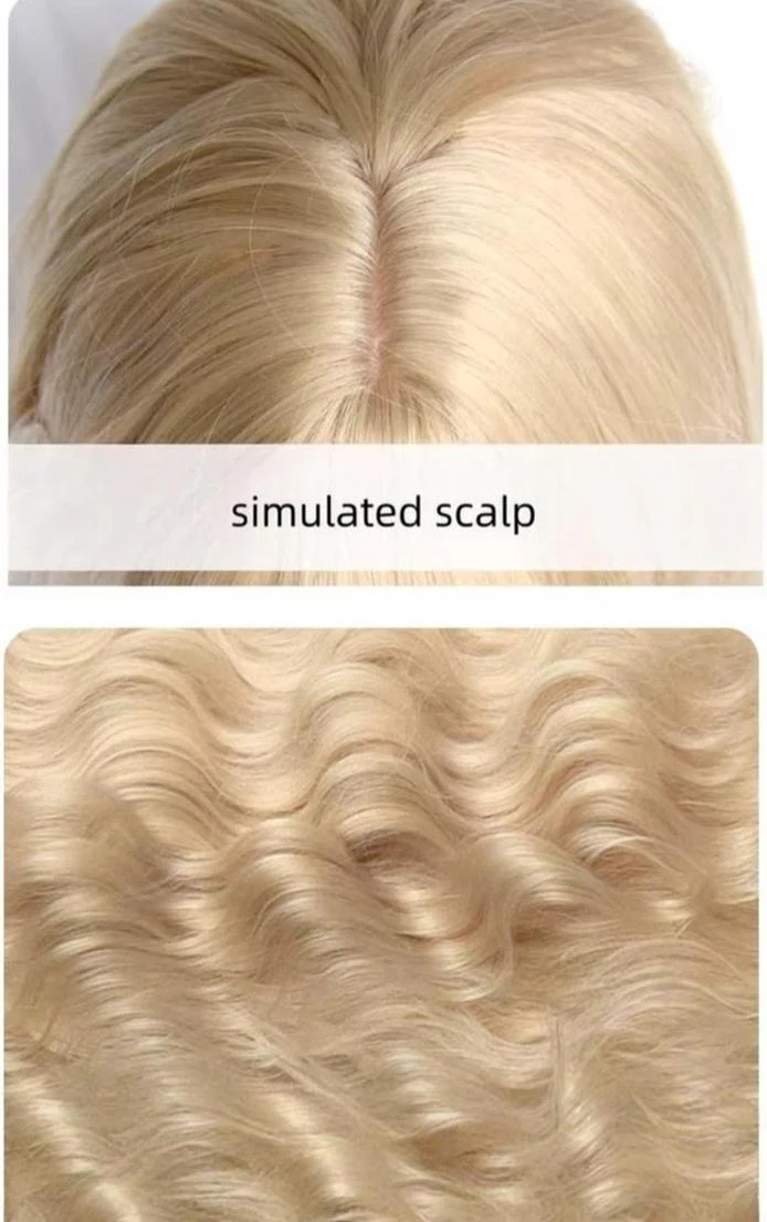 Doll-like Lolita Long Curly Wig, Comic Sideburns - Image 6
