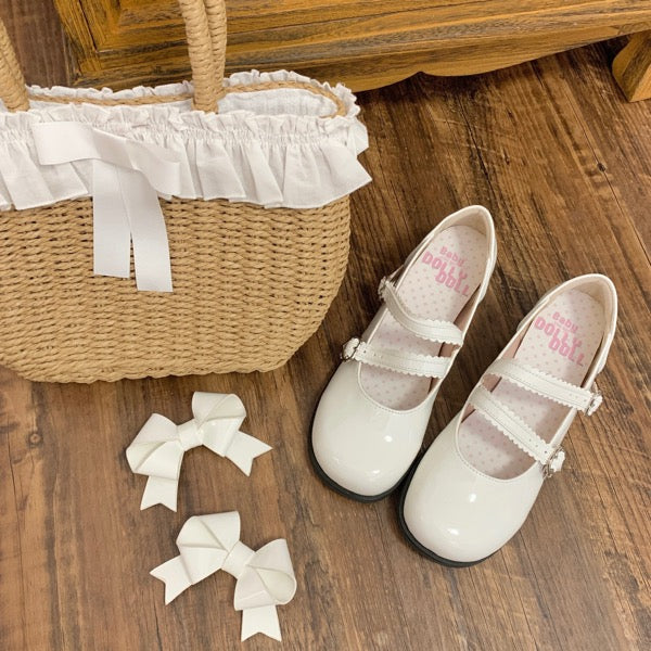 Dolly Doll - Apple Candy - Mary Jane Lolita Shoes Bow PU Low-Mid Heel Shoes - Image 40